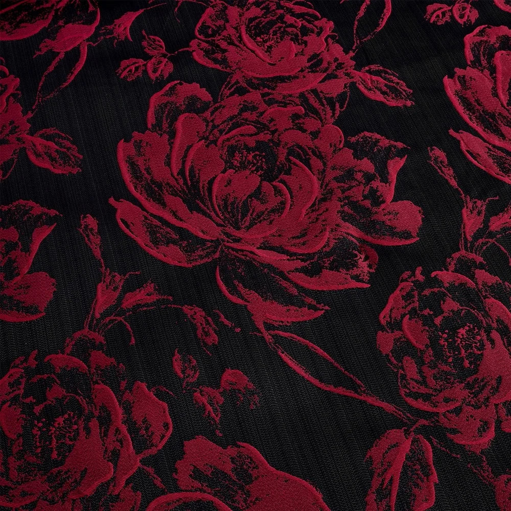 Queen Comforter Set Matching Curtains Jacquard Floral