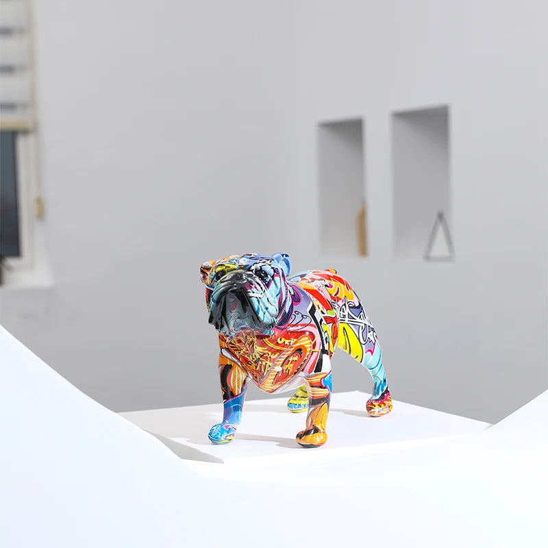 FLYuechun Ranan Bulldog Resin Ornament For Home Decor