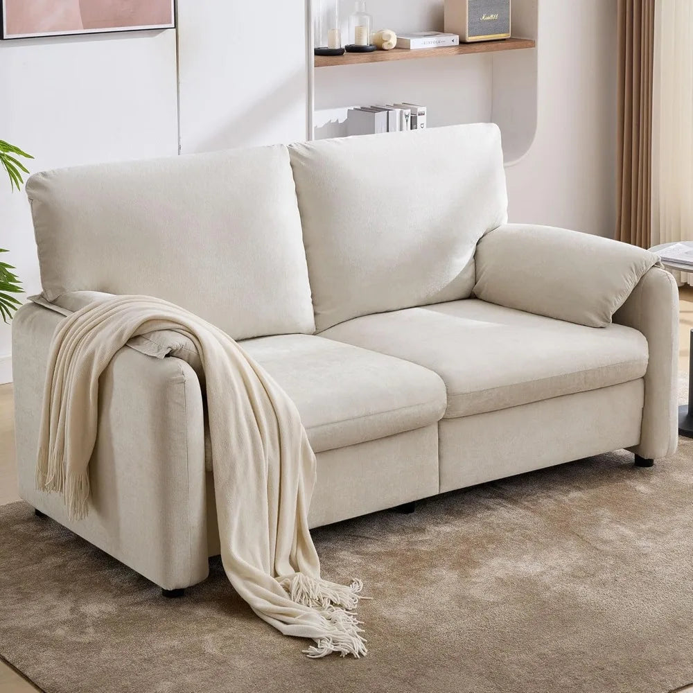 Oversized Armchair Loveseat 60 Wide for Living Room