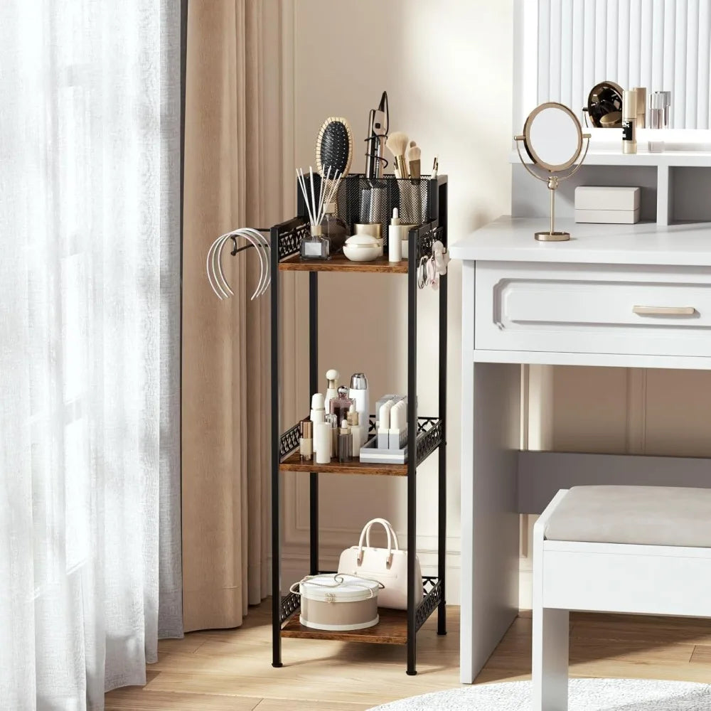 Hign-concerned Bathroom Shelf Organizer With Dryer Holder