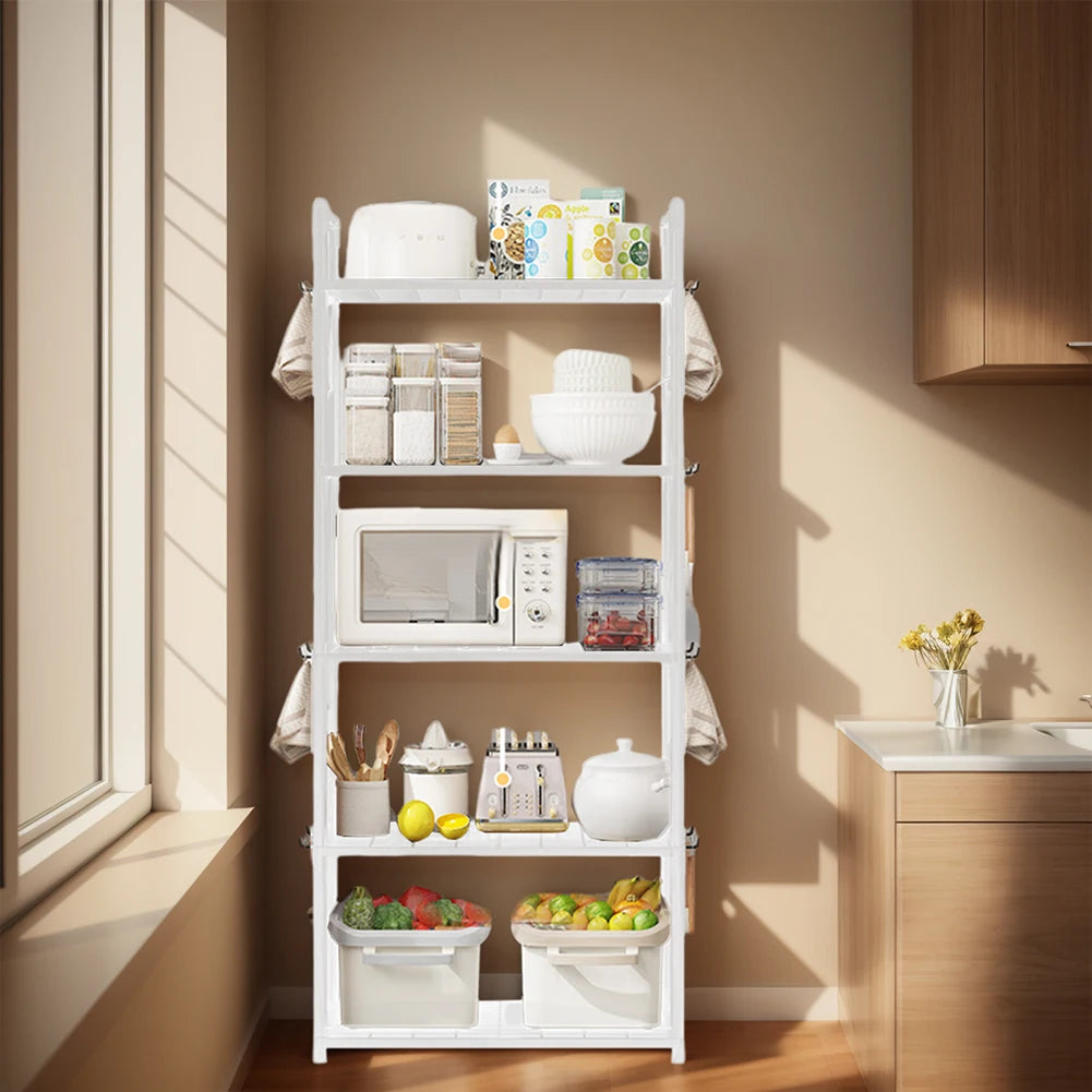 Shunmaii 5 Tier Storage Shelves Heavy Duty Rack for Kitchen
