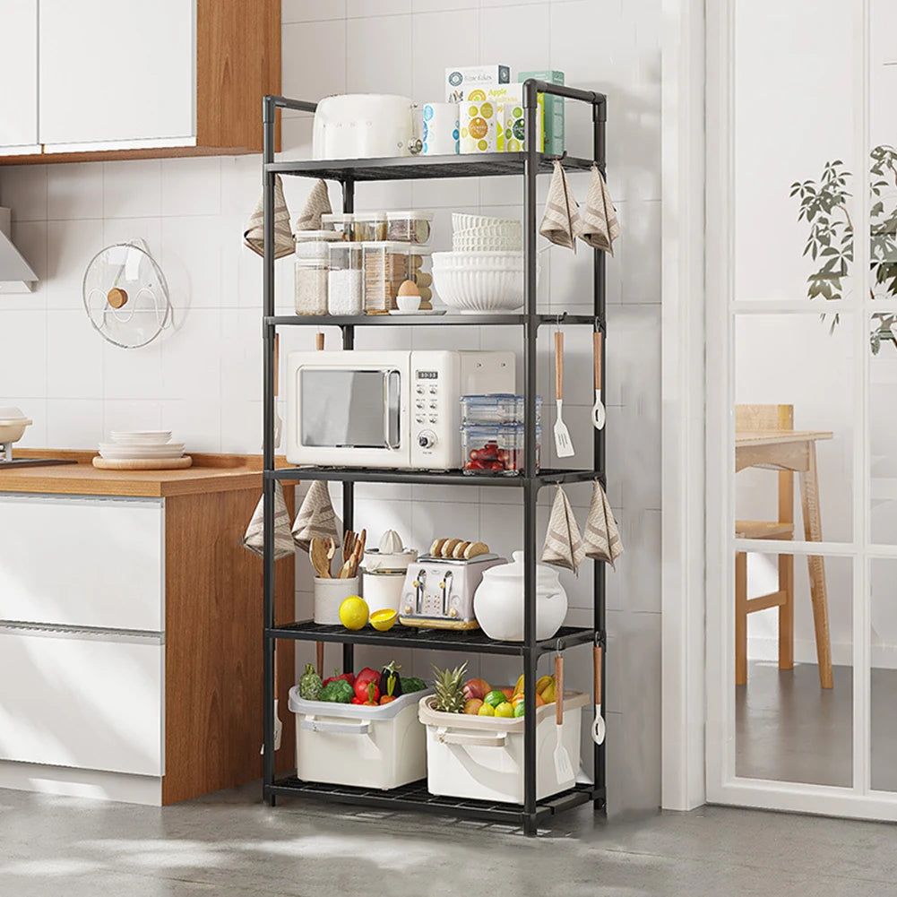 Shunmaii 5 Tier Storage Shelves Heavy Duty Rack for Kitchen