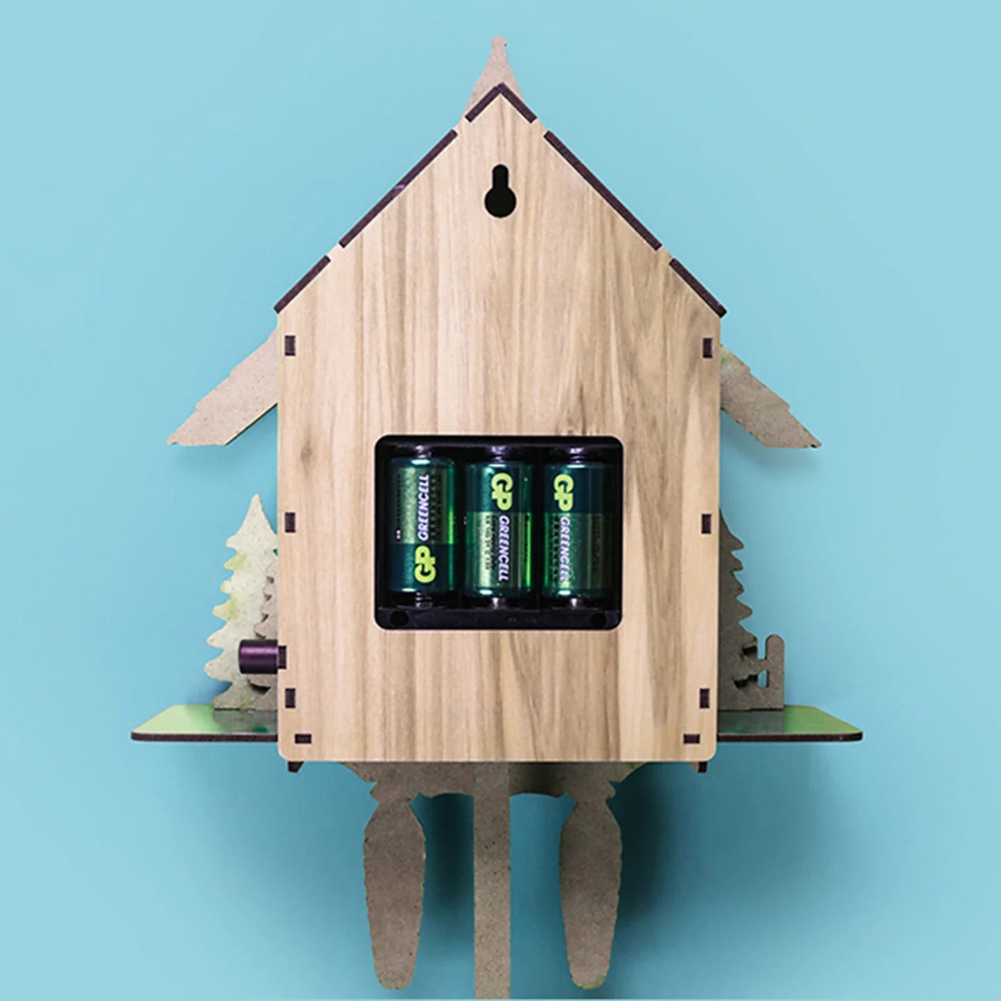 Cuckoo Clock Wall Mount Swing Alarm Bird Clock Living Room