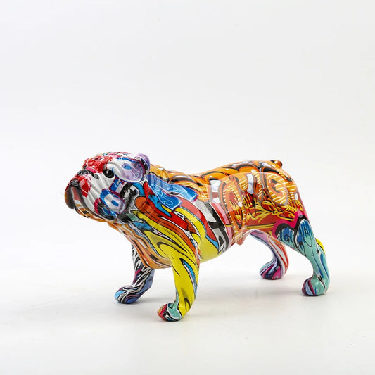 FLYuechun Ranan Bulldog Resin Ornament For Home Decor