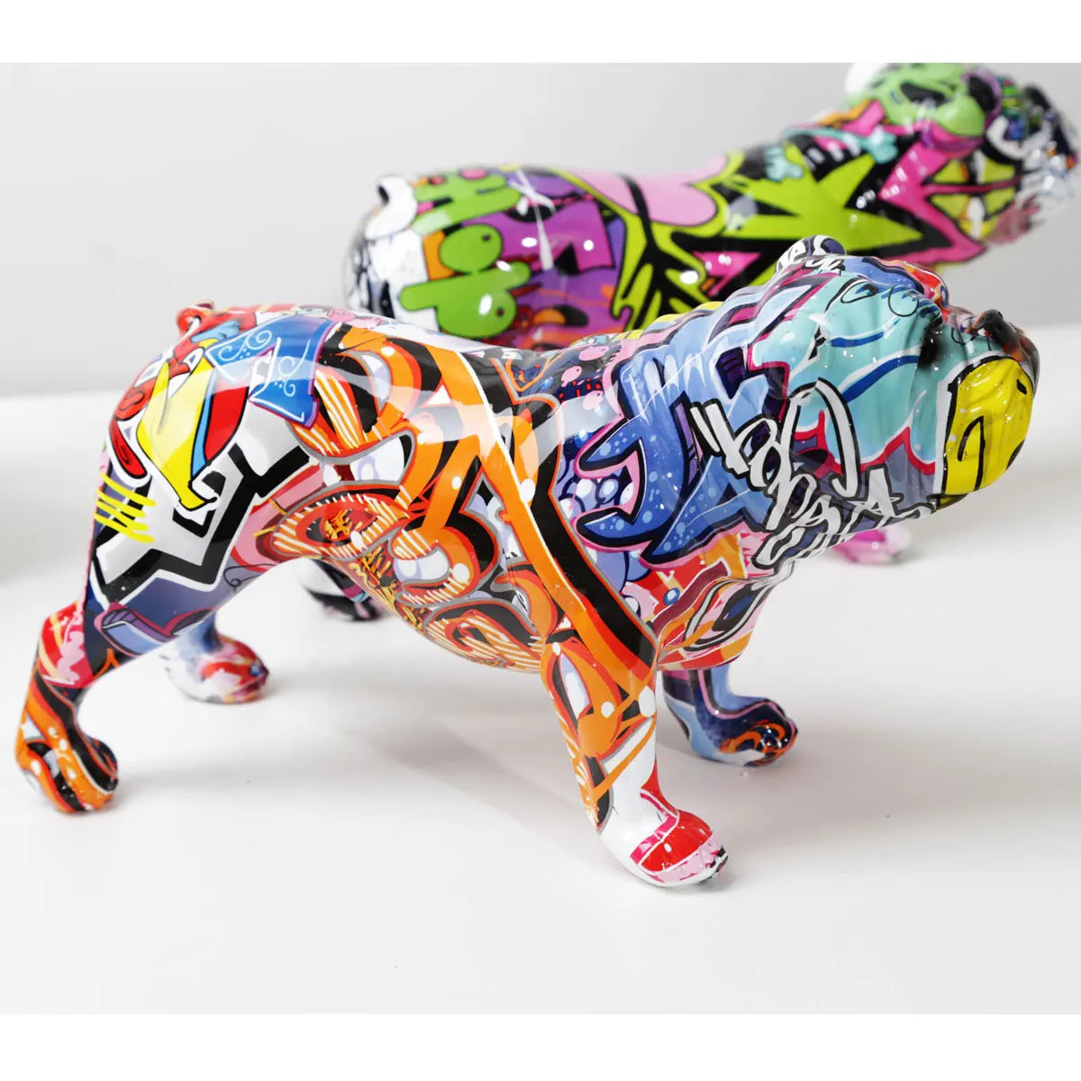 FLYuechun Ranan Bulldog Resin Ornament For Home Decor