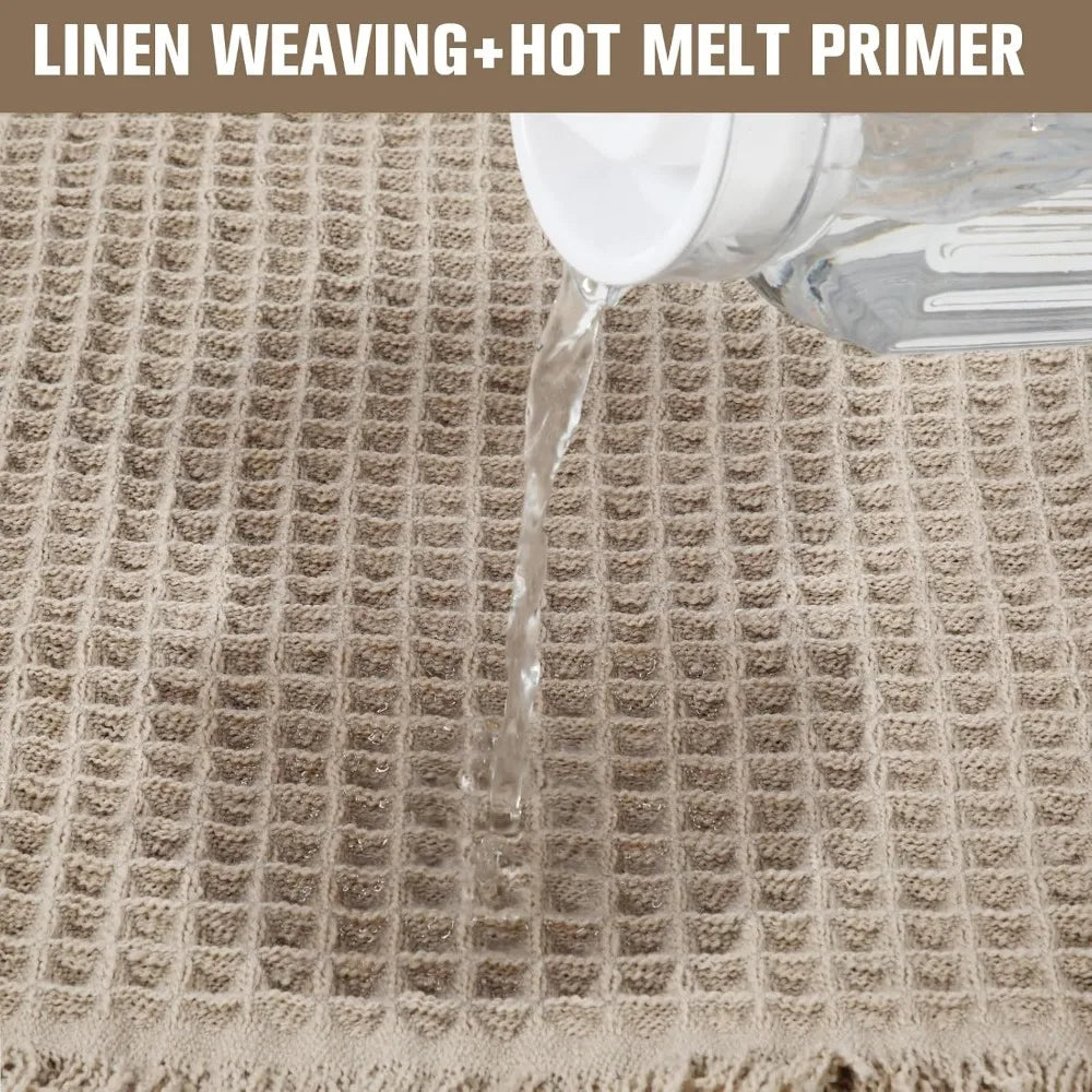 Hign-Concerned Waffle Non Slip Bath Mat Set For Quick Drying