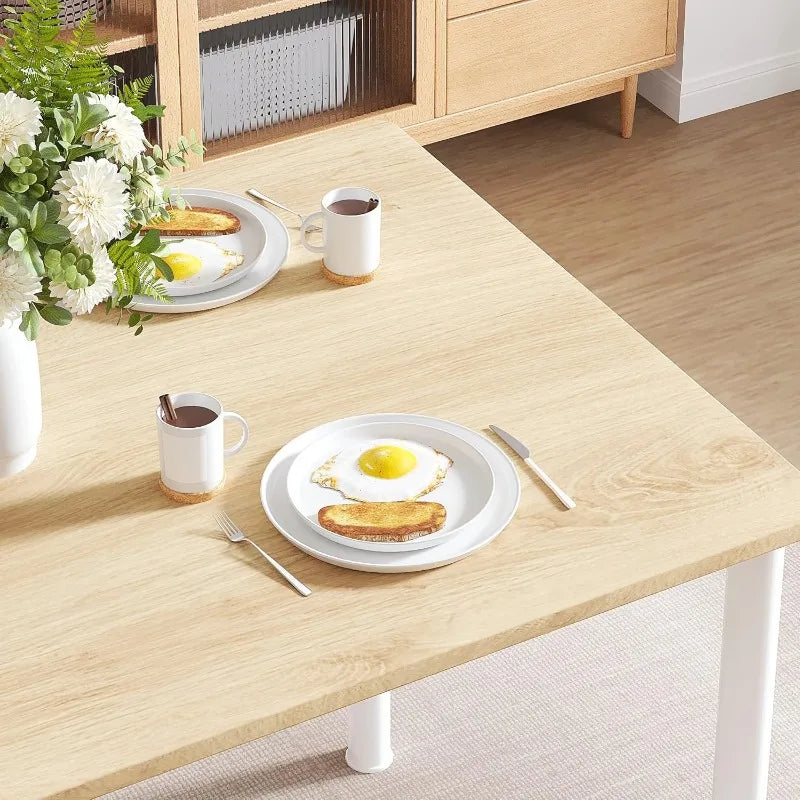 Hign-concerned Kitchen Table and Chairs Dining Set Metal