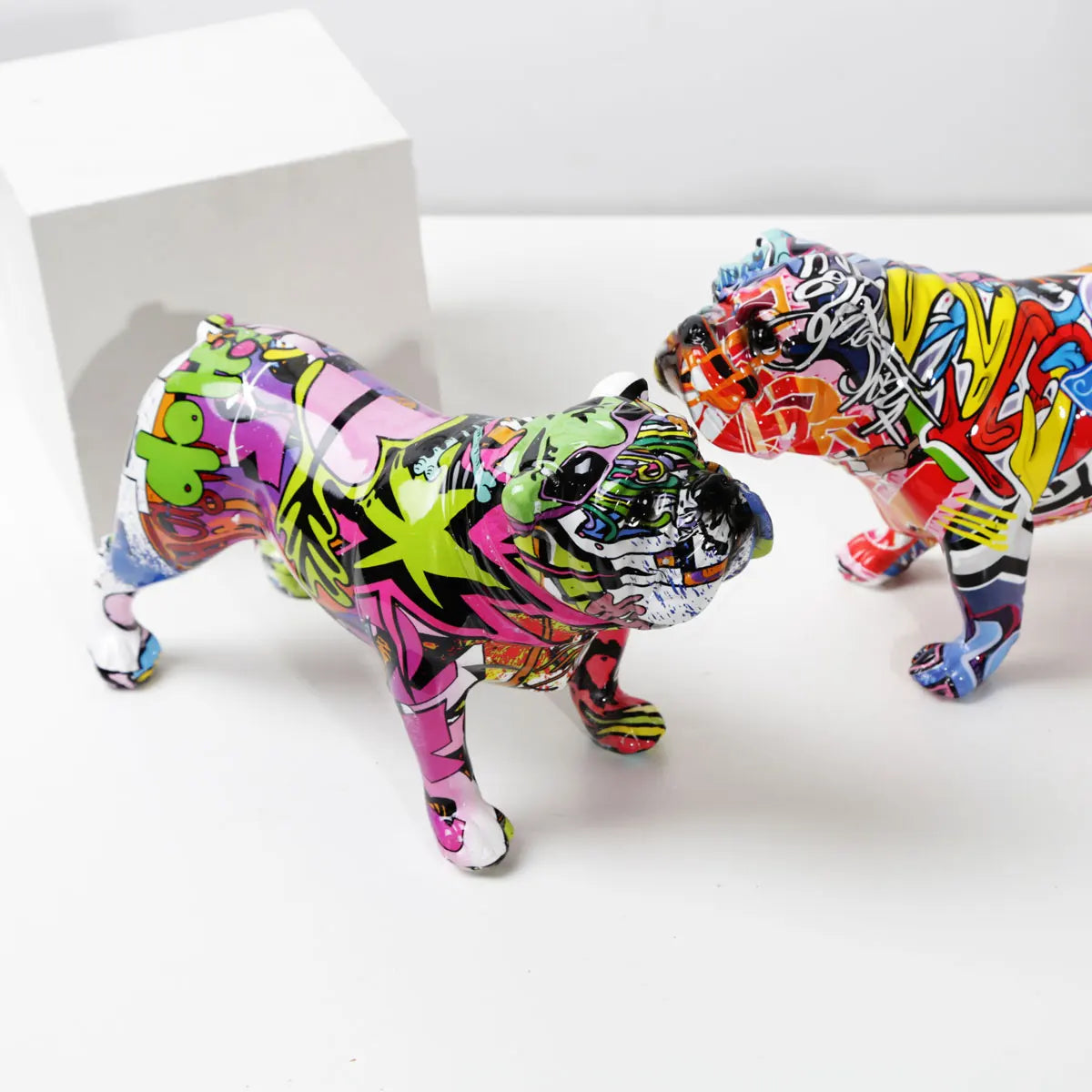 FLYuechun Ranan Bulldog Resin Ornament For Home Decor