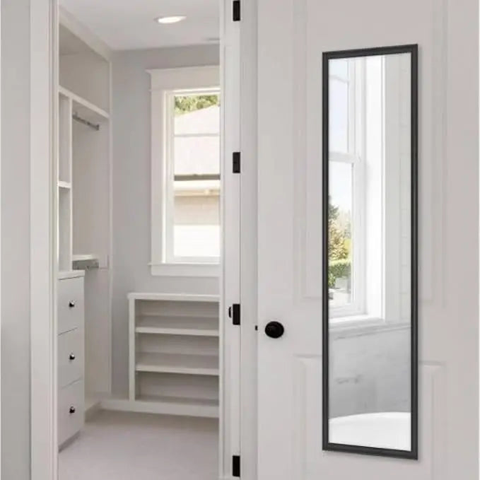 Feature Rectangular Floor Mirror With LED Bathroom Vanity